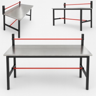 STÓŁ DO PAKOWANIA PACZEK PRZESYŁEK STÓŁ 140X70 - BLAT STALOWY