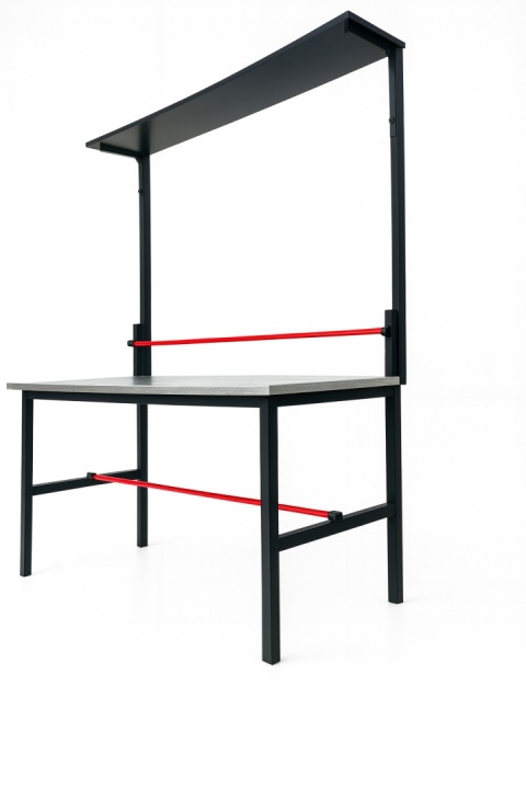 STÓŁ DO PAKOWANIA PACZEK PRZESYŁEK STÓŁ 140X70 + PÓŁKA + BLAT STALOWY