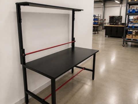 Stół do pakowania paczek 120×70 cm – stół pakowy, stalowy, 300 kg